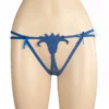 353 - Open Front G-String - Blue