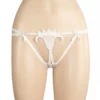 353 - Open Front G-String - White