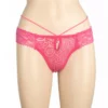 354 - Lace Frill G-String - Hot Pink