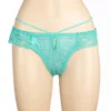 354 - Lace Frill G-String - Turquoise