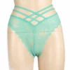 355 - Double Crossover G-String - Turquoise