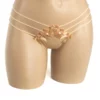 356 - Floral Bow G-String - Flesh
