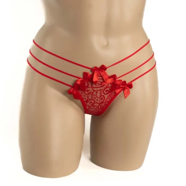356 - Floral Bow G-String - Image 5