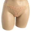 357 – Open Floral G-String - Flesh