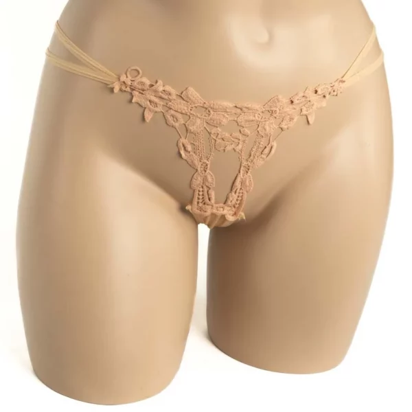 357 – Open Floral G-String - Image 10