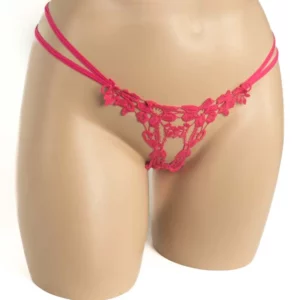 357 – Open Floral G-String
