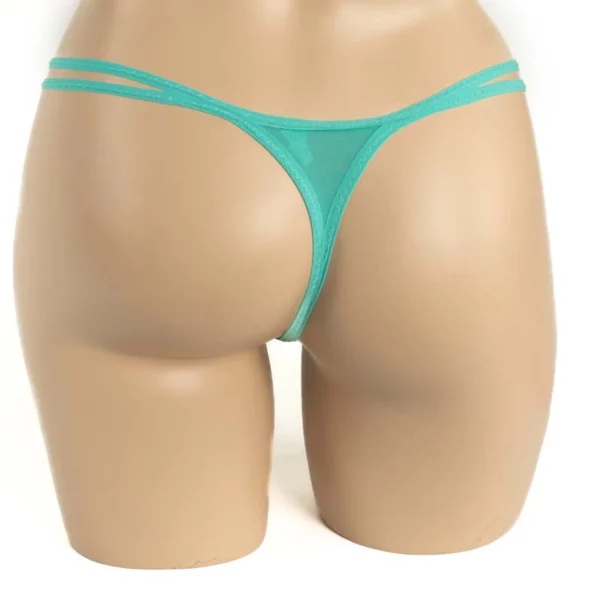 357 – Open Floral G-String - Image 4