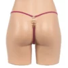 358 -  Jewelled Lace G-String - One Size, Purple