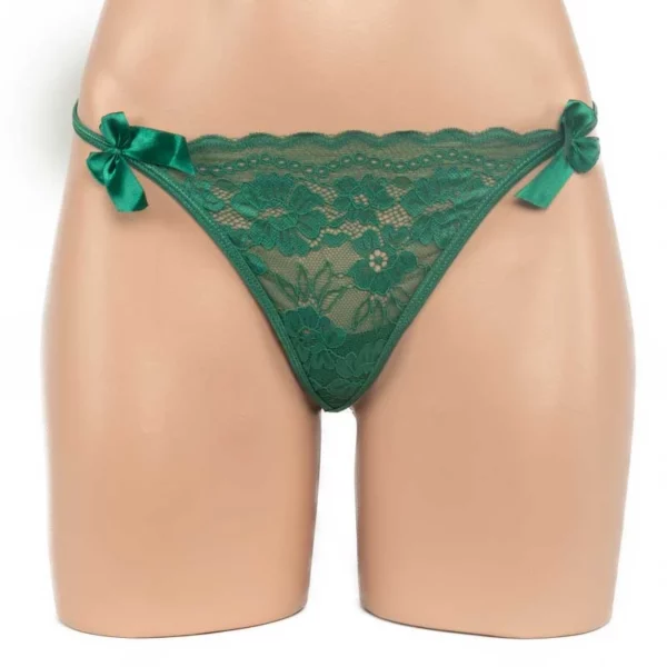 358 -  Jewelled Lace G-String