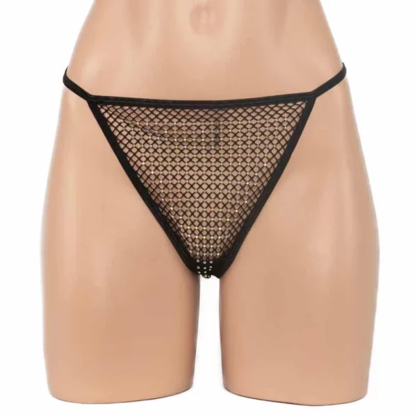 359 - Diamonte Mesh G-String - Image 13