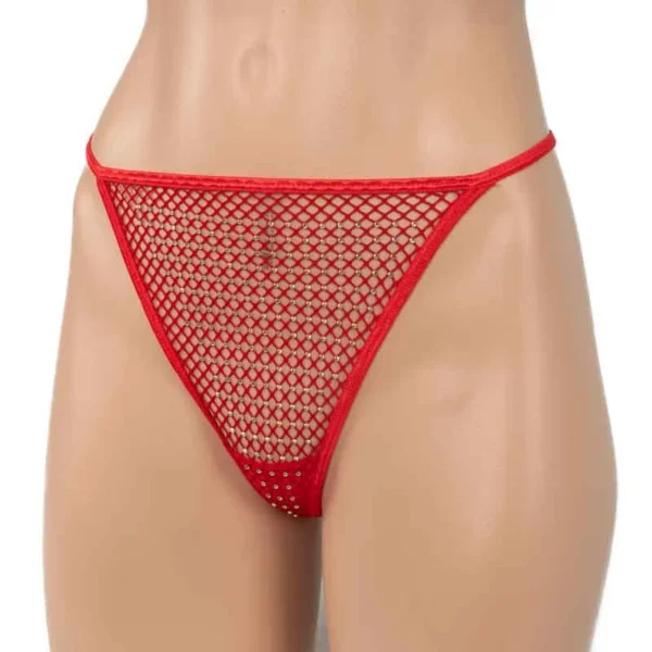359 - Diamonte Mesh G-String - Image 11