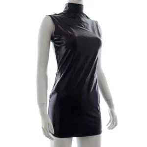 4240 - Halterneck Wetlook Dress