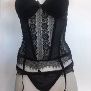 529 - Black Soft Corset