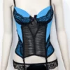 532 - Blue Soft Corset