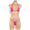 547 - Micro Bikini Set - One Size (8-12), Hot Pink