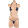 547 - Micro Bikini Set - One Size (8-12), Navy