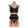 593 - GISELLE 3 Piece Set - S, Black