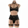 595 - JOSEPHINE Set - S, Black