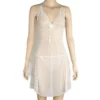 742 - Lace Babydoll - White