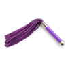 W207 - Glossy Handle Flogger - 38cm - Purple