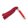 W207 - Glossy Handle Flogger - 38cm - Red