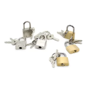A116 - Two Small Padlocks with Keys Set