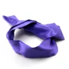 B107 - Satin Tie Blindfold - Purple