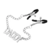 N146 - Nipple Clamps Chained - Daddy