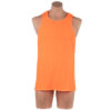 2318 - Men's Fluro Singlet - L, Orange