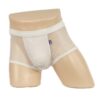 2312B - Men's Fine Mesh Boxer - M, White