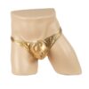 281 - Men's Metallic G-String - S, Gold