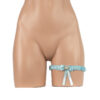 G101 - Satin Bridal Garter - Light Blue
