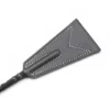 W103 - Black Stitched Leather Riding Crop - 47cm