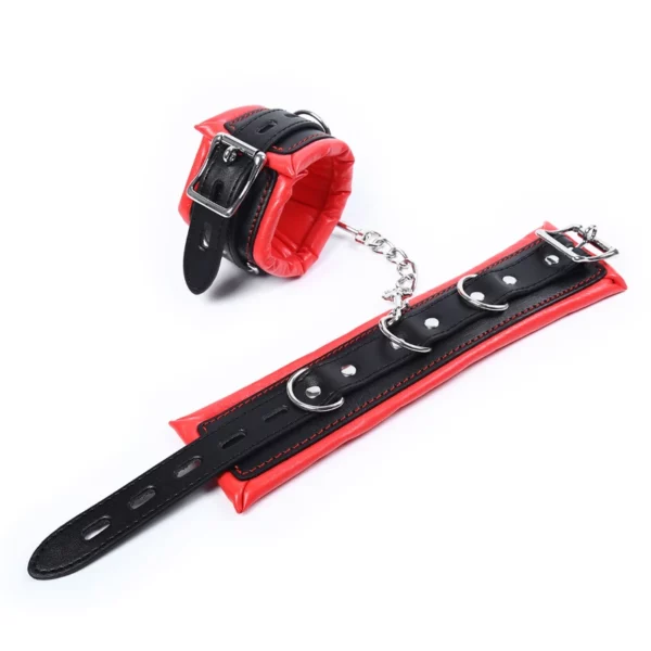 L120 - Padded Leather Cuffs and Collar - Image 6