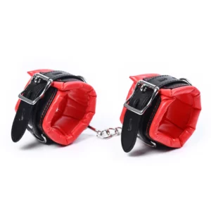 L120 - Padded Leather Cuffs and Collar