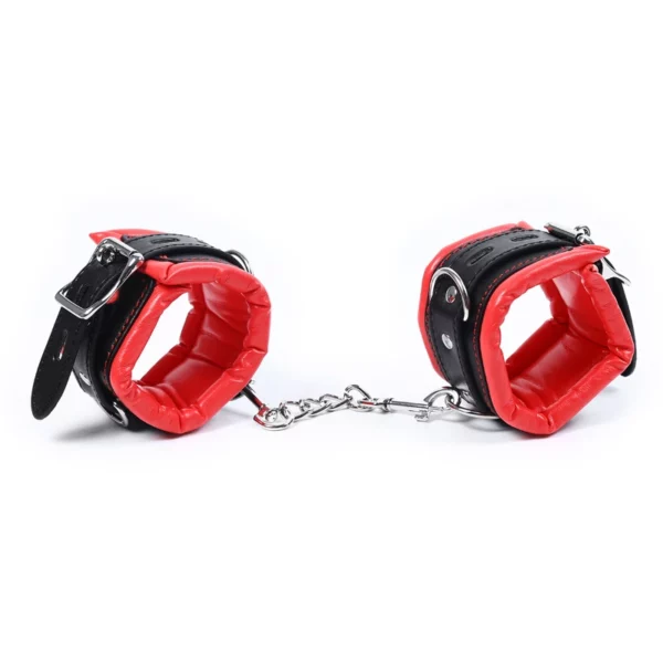 L120 - Padded Leather Cuffs and Collar - Image 4