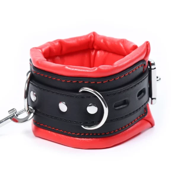 L120 - Padded Leather Cuffs and Collar - Image 2