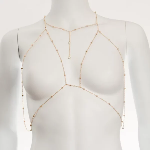 J112 - Diamonte Chain Bra