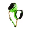 L101 Glow in the Dark Cuffs and Collar - Wrist, Green