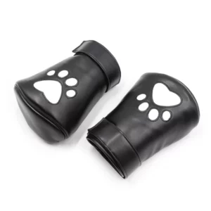 L126 - Paw Print Bondage Mittens