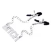 N144 - Nipple Clamps Chained - Bitch
