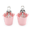 N160 - Nipple Clamps with Buckets - Pink