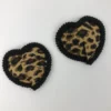 N206 - Heart Edged Nipple Covers - Leopard