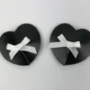 N210 - Heart PVC Bow Nipple Covers