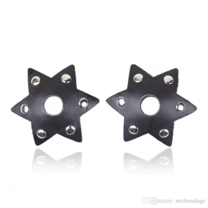N211 - Wetlook Star Studded Nipple Covers