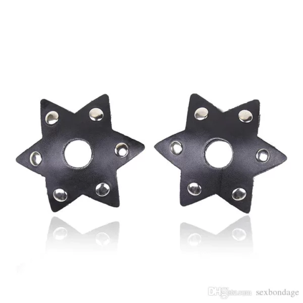 N211 - Wetlook Star Studded Nipple Covers