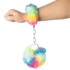 Fluffy Cuffs - Standard, Rainbow