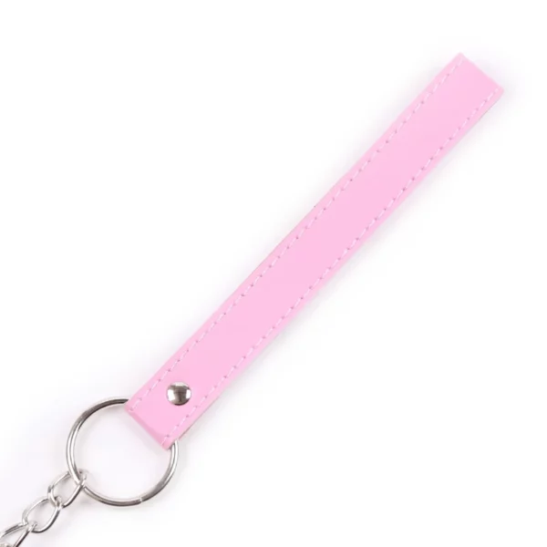 L100 Fluffy Leather Cuffs & Collar - Image 12