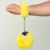 Large Fluffy Cuffs - Standard, Banana