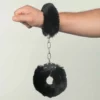 Large Fluffy Cuffs - Standard, Black